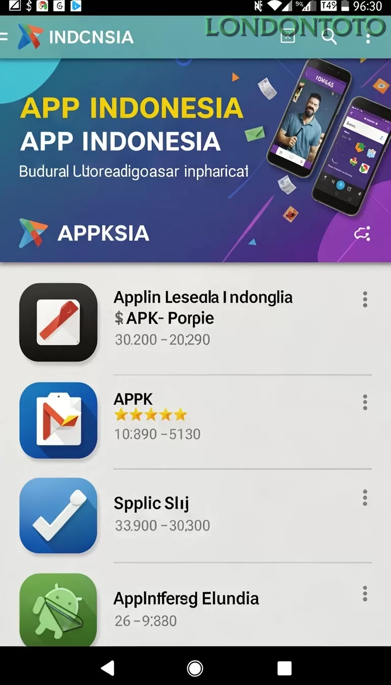 Cuplikan layar CADAS138 — menu navigasi